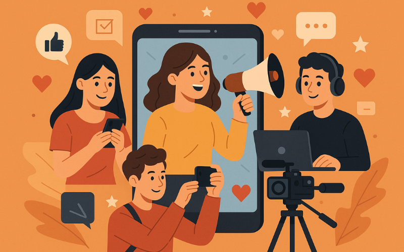 Dijital Pazarlamada Yeni Sesler: Influencer ve Kreatör Pazarlamasının Gücü